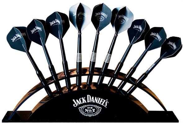 Jack Daniel's Acrylic 9 Darts Arch Display Stand